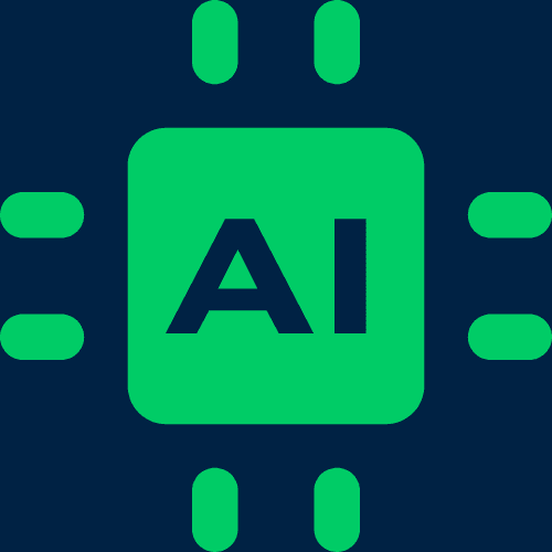 AI engraved on a chip